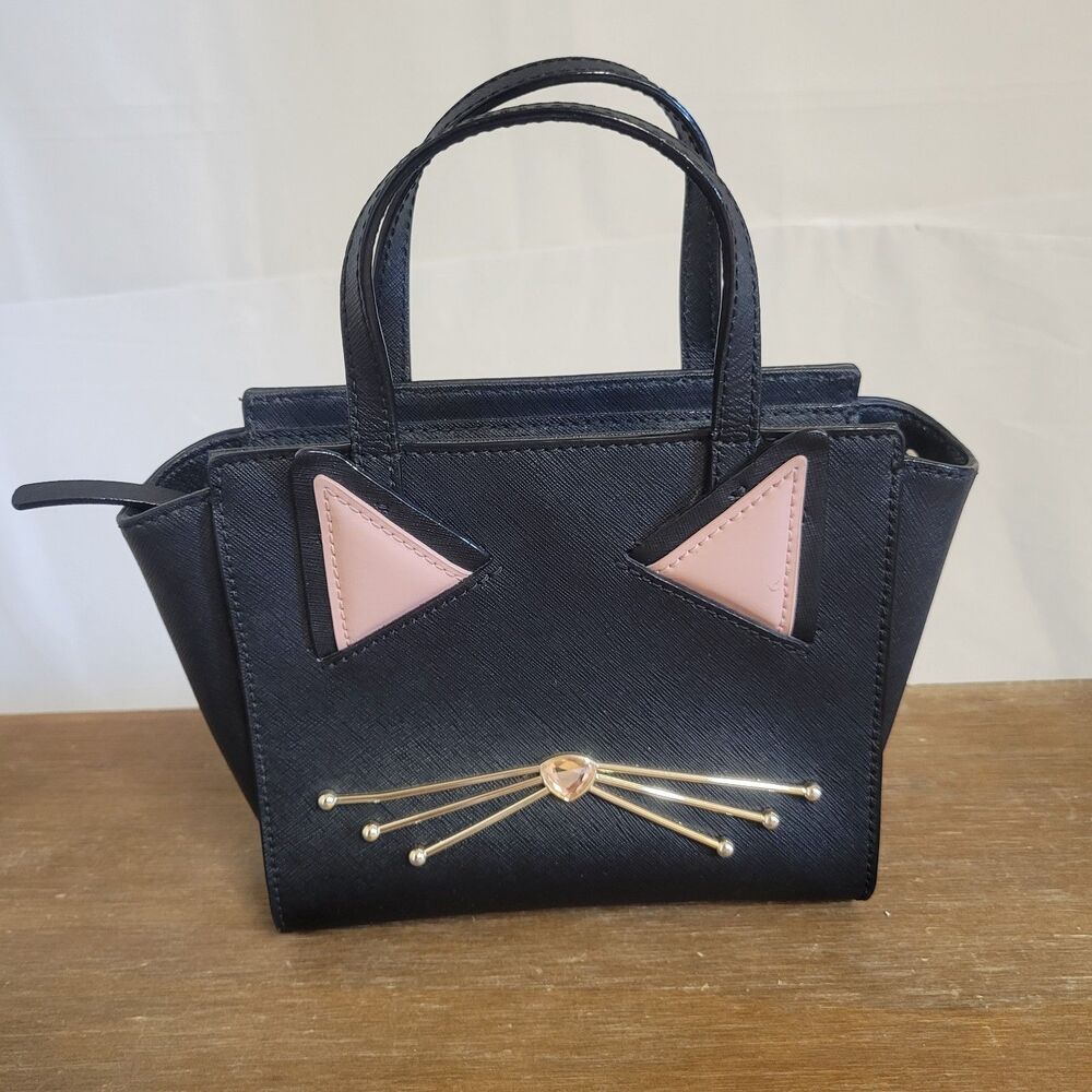 Kate Spade Jazz Things Up Cat Small (not mini) Hayden Satchel WKRU4658